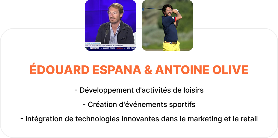 les porteurs du projet edouard espana et antoine olive | golfea merignac gironde nouvelle aquitaine